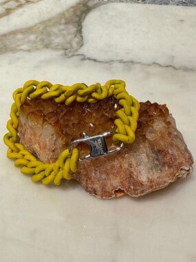 Invicta Yellow Chain-Link Bracelet with Branded Clasp